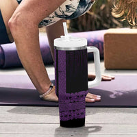 New Zealand Maori Kowhaiwhai Tumbler With Handle Waiporoporo Maui and Mangopare