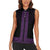 New Zealand Maori Kowhaiwhai Women Sleeveless Polo Shirt Waiporoporo Maui and Mangopare