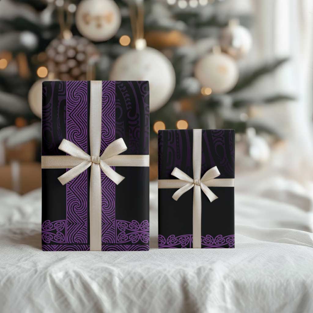 New Zealand Maori Kowhaiwhai Wrapping Paper Waiporoporo Maui and Mangopare - Polynesian Pride