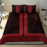 New Zealand Maori Kowhaiwhai Bedding Set Whero Maui and Mangopare