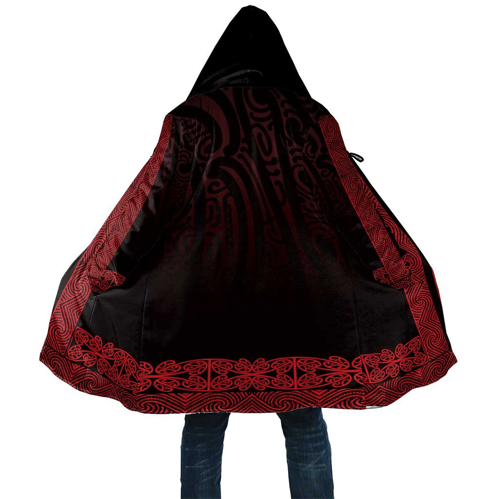 New Zealand Maori Kowhaiwhai Cloak Whero Maui and Mangopare - Polynesian Pride