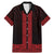 New Zealand Maori Kowhaiwhai Family Matching Mermaid Dress and Hawaiian Shirt Whero Maui and Mangopare