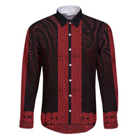 New Zealand Maori Kowhaiwhai Family Matching Mermaid Dress and Hawaiian Shirt Whero Maui and Mangopare