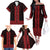 New Zealand Maori Kowhaiwhai Family Matching Off The Shoulder Long Sleeve Dress and Hawaiian Shirt Whero Maui and Mangopare