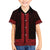 New Zealand Maori Kowhaiwhai Family Matching Off The Shoulder Long Sleeve Dress and Hawaiian Shirt Whero Maui and Mangopare