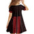 New Zealand Maori Kowhaiwhai Family Matching Off Shoulder Maxi Dress and Hawaiian Shirt Whero Maui and Mangopare