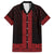 New Zealand Maori Kowhaiwhai Family Matching Off Shoulder Maxi Dress and Hawaiian Shirt Whero Maui and Mangopare