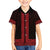 New Zealand Maori Kowhaiwhai Family Matching Off Shoulder Maxi Dress and Hawaiian Shirt Whero Maui and Mangopare