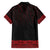 New Zealand Maori Kowhaiwhai Family Matching Short Sleeve Bodycon Dress and Hawaiian Shirt Whero Maui and Mangopare