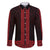 New Zealand Maori Kowhaiwhai Family Matching Short Sleeve Bodycon Dress and Hawaiian Shirt Whero Maui and Mangopare