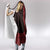 New Zealand Maori Kowhaiwhai Hooded Blanket Whero Maui and Mangopare