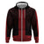 New Zealand Maori Kowhaiwhai Hoodie Whero Maui and Mangopare