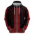 New Zealand Maori Kowhaiwhai Hoodie Whero Maui and Mangopare