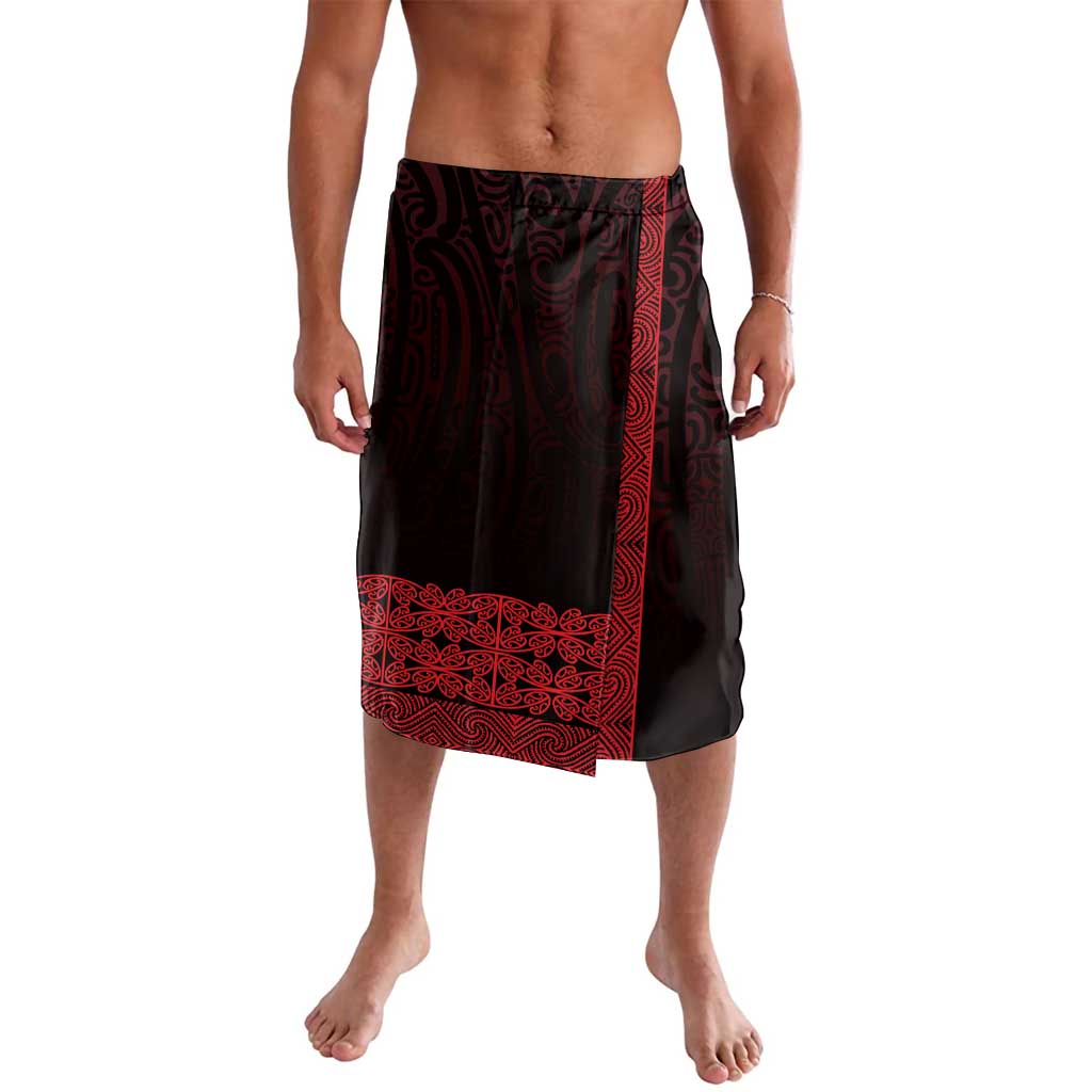 New Zealand Maori Kowhaiwhai Lavalava Whero Maui and Mangopare