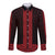 New Zealand Maori Kowhaiwhai Long Sleeve Button Shirt Whero Maui and Mangopare