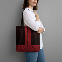 New Zealand Maori Kowhaiwhai Tote Bag Whero Maui and Mangopare - Polynesian Pride