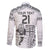 Custom Fiji Black Fern Family Matching Off The Shoulder Long Sleeve Dress and Hawaiian Shirt Maori Warroir with Fijian Masi Pattern
