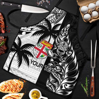 Fiji New Zealand Rugby Personalised Apron Maori and Tapa Pattern - Polynesian Pride