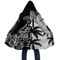 Fiji New Zealand Rugby Personalised Cloak Maori and Tapa Pattern - Polynesian Pride