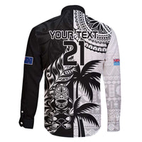 Custom Fiji New Zealand Family Matching Off Shoulder Short Dress and Hawaiian Shirt Maori mix Tapa Pattern Version LT9 - Polynesian Pride