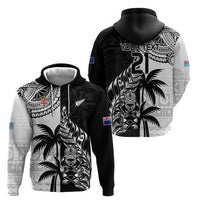 Custom Fiji New Zealand Hoodie Maori mix Tapa Pattern Version LT9 - Polynesian Pride