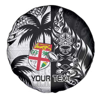 Custom Fiji New Zealand Spare Tire Cover Maori mix Tapa Pattern Version LT9 - Polynesian Pride