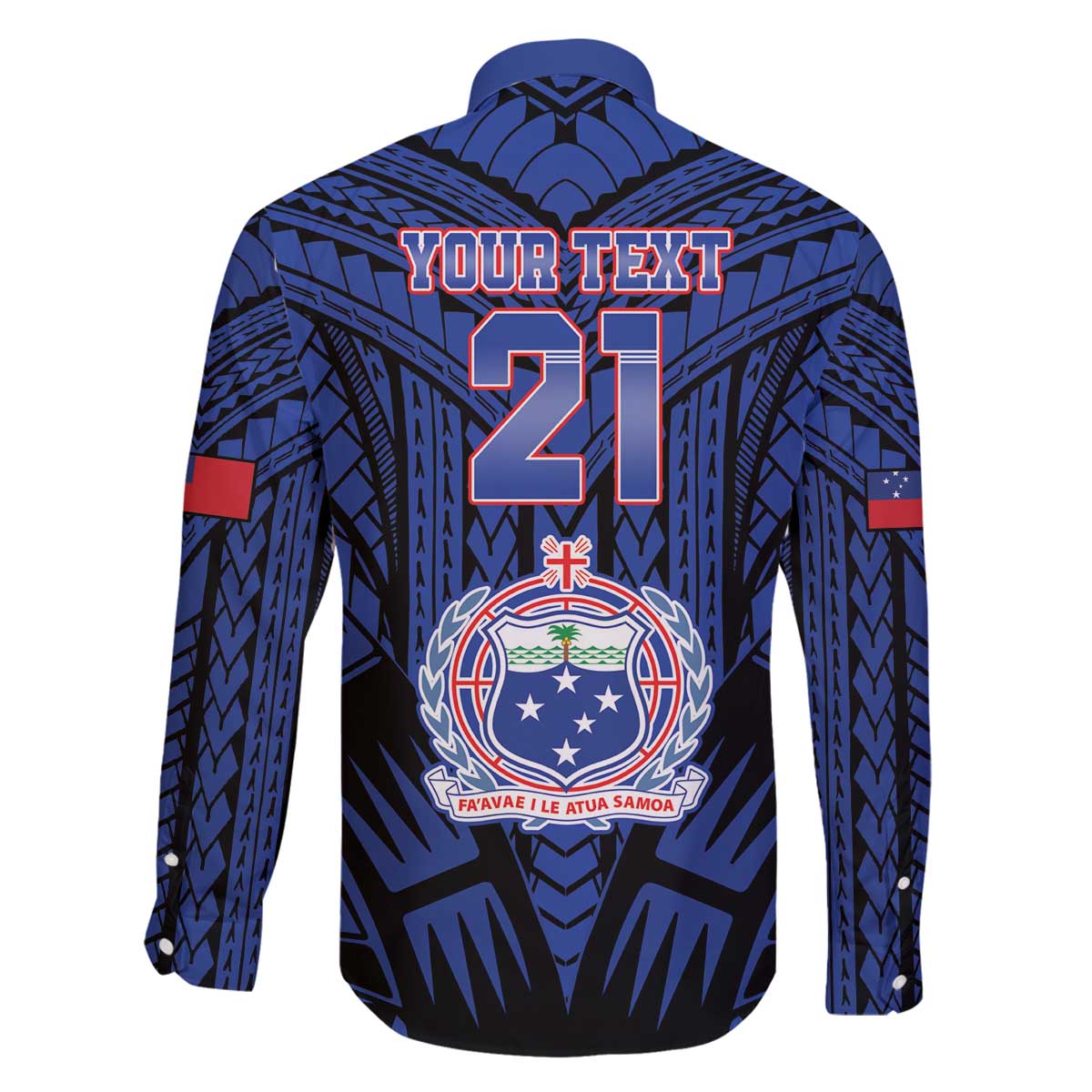 Custom Manu Samoa Sevens Rugby Family Matching Off The Shoulder Long Sleeve Dress and Hawaiian Shirt Samoan Tribal Tattoo