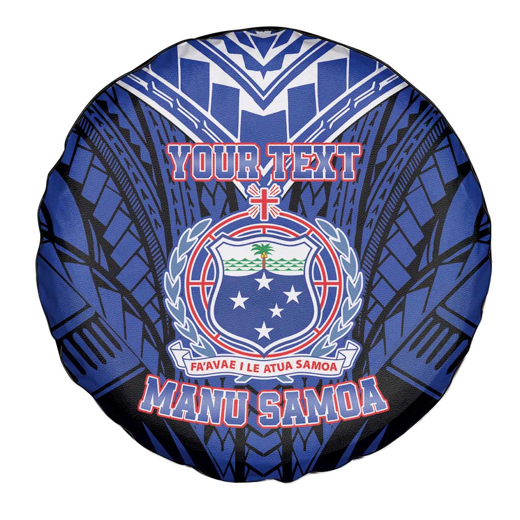 Custom Manu Samoa Sevens Rugby Spare Tire Cover Samoan Tribal Tattoo LT9 - Polynesian Pride