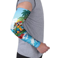 Funny Parrot Margarita Five O'clock Somewhere Arm Sleeves