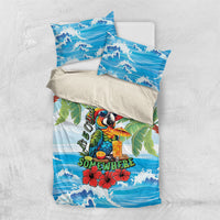 Funny Parrot Margarita Five O'clock Somewhere Bedding Set