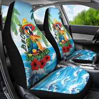Funny Parrot Margarita Five O'clock Somewhere Car Seat Cover