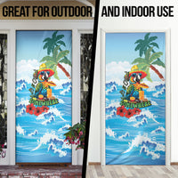 Funny Parrot Margarita Five O'clock Somewhere Door Cover