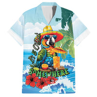 Funny Parrot Margarita Five O'clock Somewhere Hawaiian Shirt