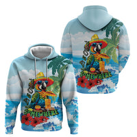 Funny Parrot Margarita Five O'clock Somewhere Hoodie