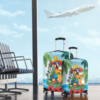 Funny Parrot Margarita Five O'clock Somewhere Luggage Cover