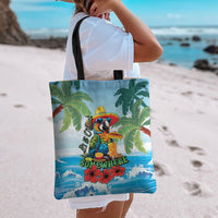 Funny Parrot Margarita Five O'clock Somewhere Tote Bag