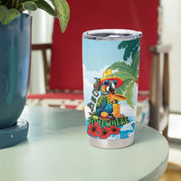Funny Parrot Margarita Five O'clock Somewhere Tumbler Cup