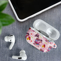 Hawaii Flamingo Hello Summer AirPods Case Hawaiian Quilt Pattern