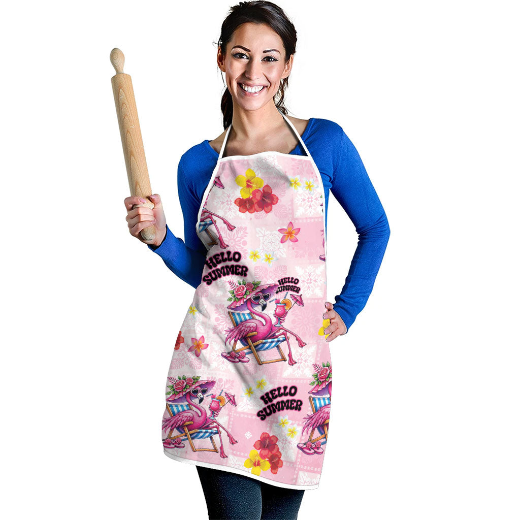 Hawaii Flamingo Hello Summer Apron Hawaiian Quilt Pattern