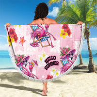 Hawaii Flamingo Hello Summer Beach Blanket Hawaiian Quilt Pattern