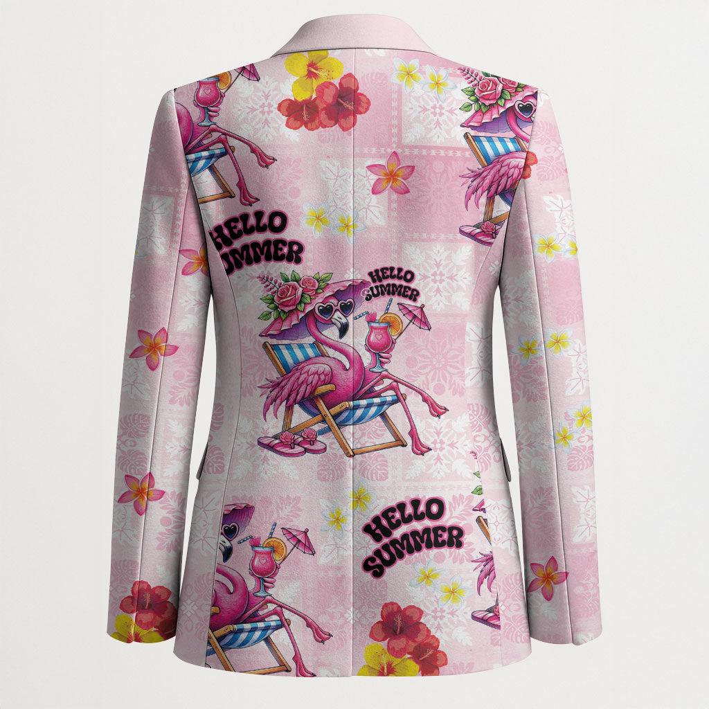 Hawaii Flamingo Hello Summer Blazer Hawaiian Quilt Pattern