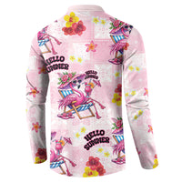 Hawaii Flamingo Hello Summer Button Sweatshirt Hawaiian Quilt Pattern