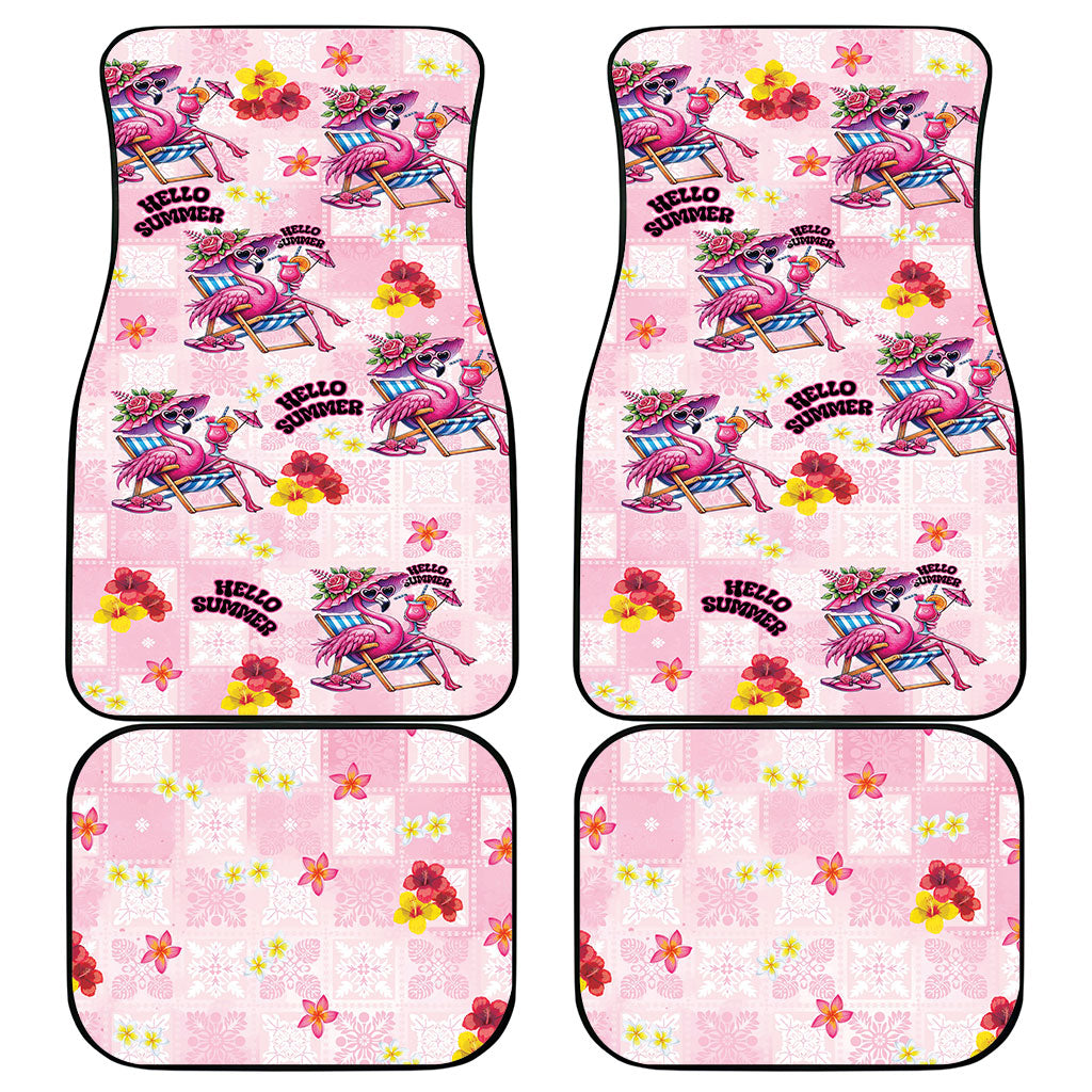 Hawaii Flamingo Hello Summer Car Mats Hawaiian Quilt Pattern