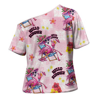 Hawaii Flamingo Hello Summer Cross Shoulder Shirt Hawaiian Quilt Pattern