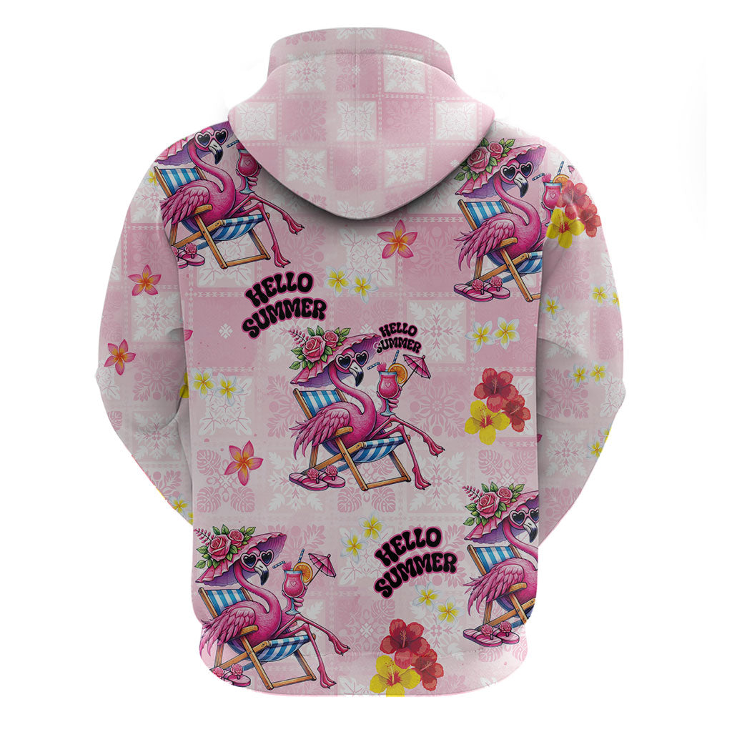 Hawaii Flamingo Hello Summer Hoodie Hawaiian Quilt Pattern