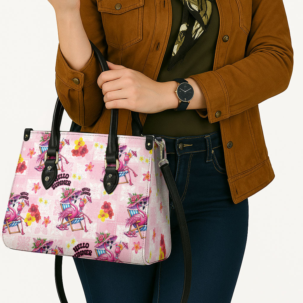 Hawaii Flamingo Hello Summer Leather Bag Hawaiian Quilt Pattern