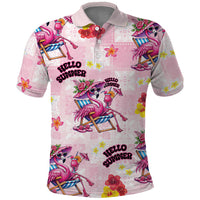 Hawaii Flamingo Hello Summer Polo Shirt Hawaiian Quilt Pattern