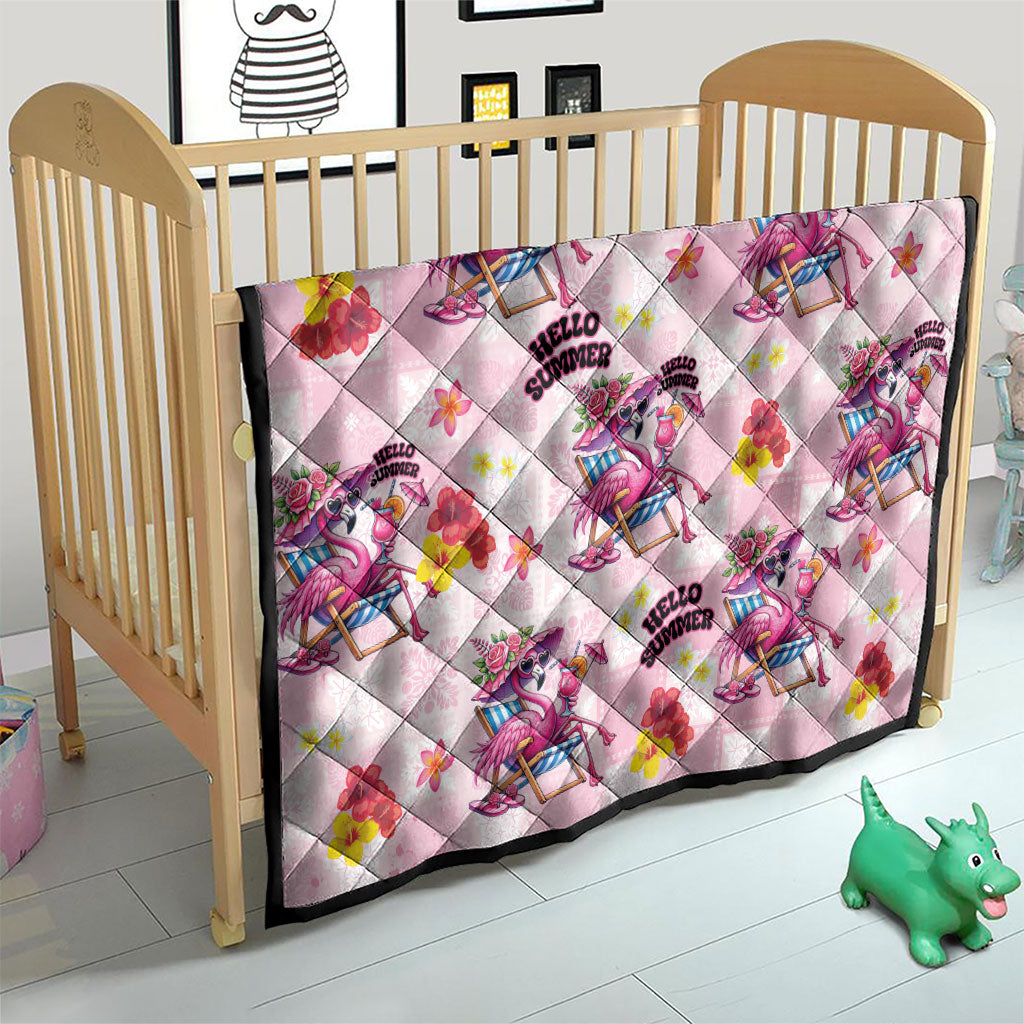 Hawaii Flamingo Hello Summer Quilt Hawaiian Quilt Pattern