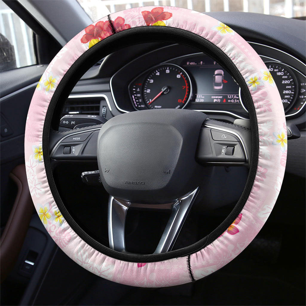Hawaii Flamingo Hello Summer Steering Wheel Cover Hawaiian Quilt Pattern