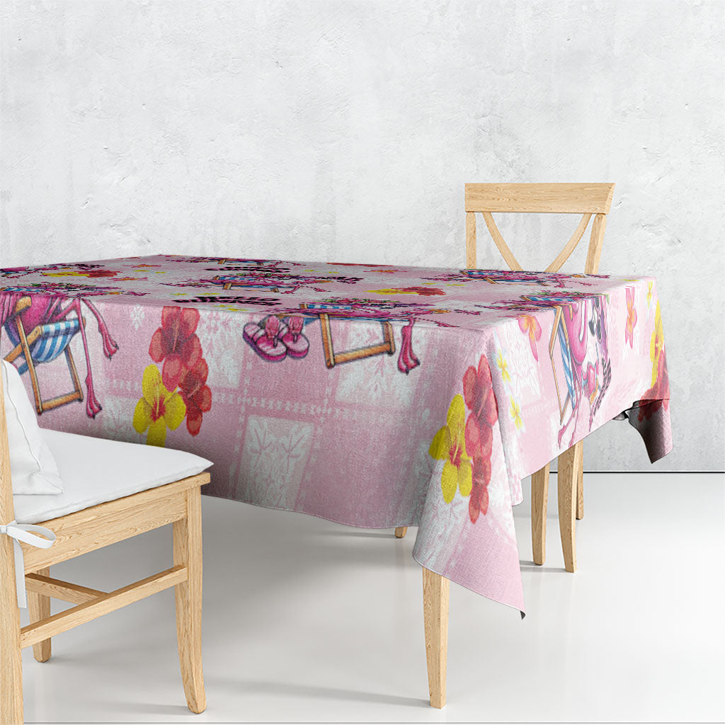 Hawaii Flamingo Hello Summer Tablecloth Hawaiian Quilt Pattern